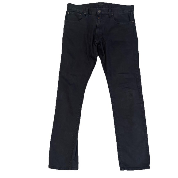 Polo Ralph Lauren Other - Polo Ralph Lauren The Varick Slim Straight Black Jeans Mens Size 33x32 Denim